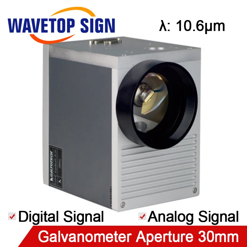 WaveTopSign 10.6um CO2 лазерный цифровой гальванометр Сканирование Гальванометр апертура