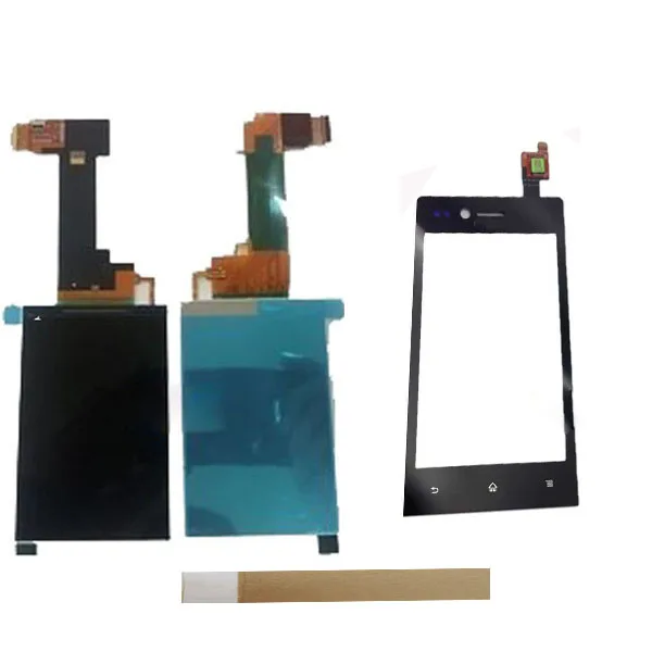 

3,5 дюйма, сенсорный ЖК-экран с лентой для Sony Xperia Miro ST23 ST23i ST23a