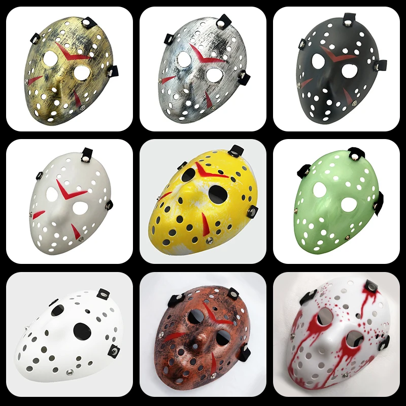 Маска на Хэллоуин Voorhees Friday стильная Джейсон 13th страшная хоккейная страшная маска на Хеллоуин Вечерние Маски ночная маска Джейсона