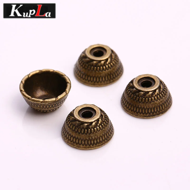 Винтажные металлические камео бусины шапки Diy ювелирных изделий фурнитура и