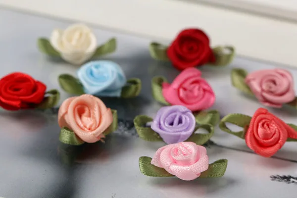 50PCS rose flowers Hair Accessories DIY Flower Bouquet Flowers Decorations No clips for headband | Детская одежда и обувь