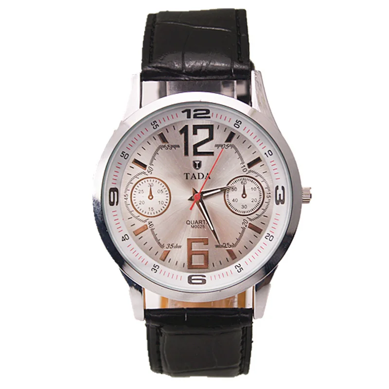 Деловой мужской кварцевый ремешок с кожаным ремешком|watch brand|watch designer brandswatch watch |
