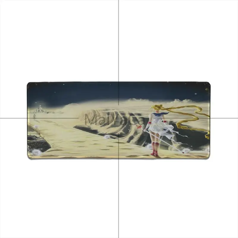 LockEdge 30x80cm MaiYaCa нескользящий ПК Сейлор Мун Аниме уникальная настольная панель клавиатура Коврик для игровой мыши офисные мыши геймер мягкий коврик для мыши Аниме - Цвет: LockEdge 30x80cm