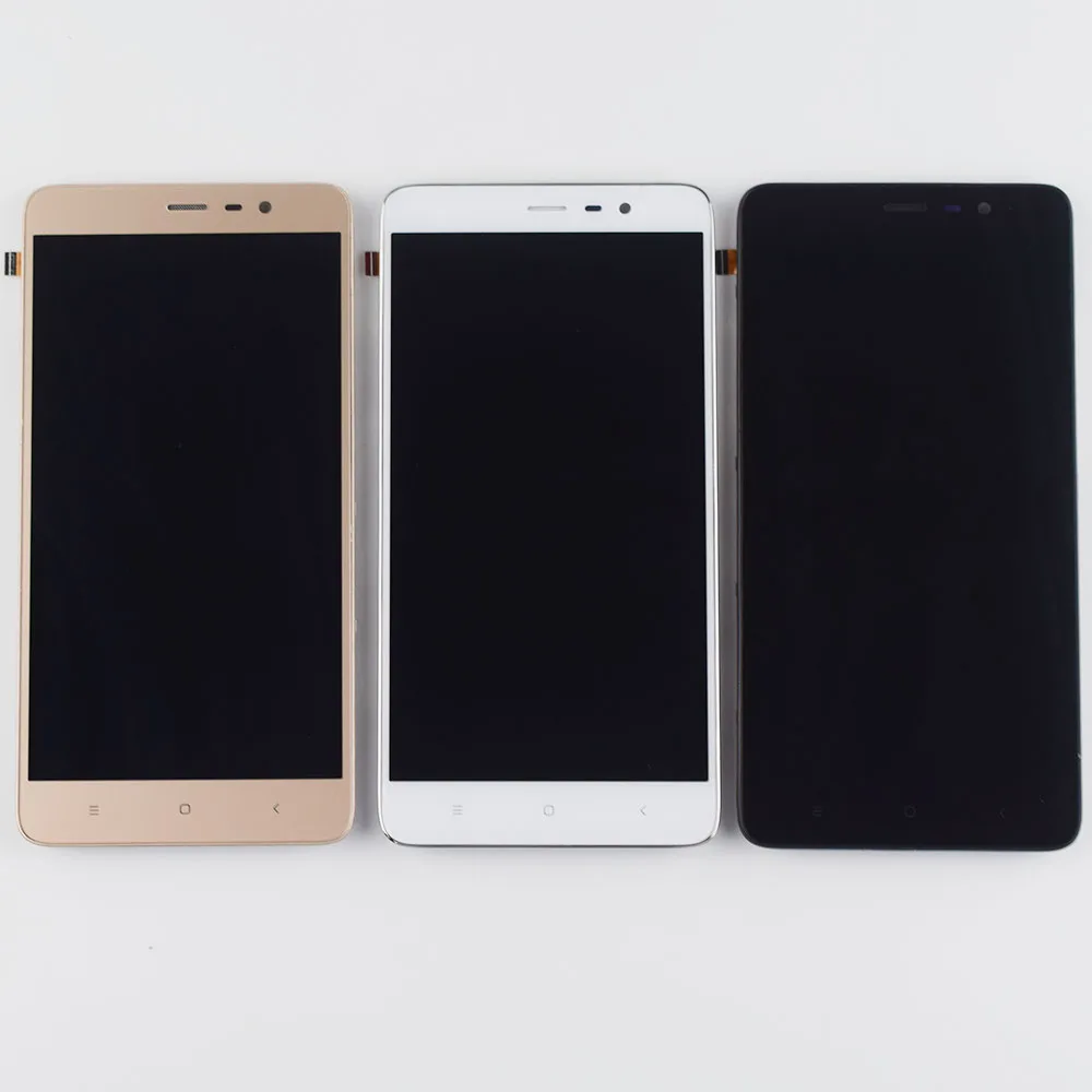 Для Xiaomi Note 3 ЖК дисплей сенсорный экран дигитайзер Датчик в сборе рамка для Hongmi Redmi