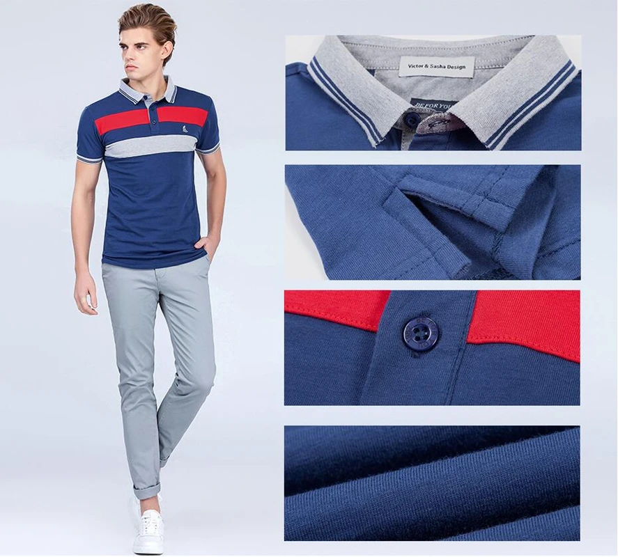 VSD 2017 Лето Playeras Хлопок Camisa Masculin Ralphmen Crocodile Поло Мужские Рубашки С Коротким Рукавом