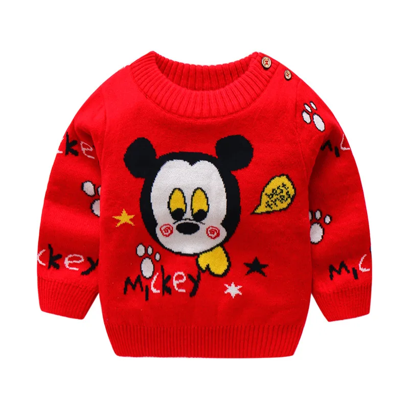 BibiCola infant boys sweaters 2018 cartoon baby girl sweater jumper autumn winter knitted pullover warm outerwear bebe |