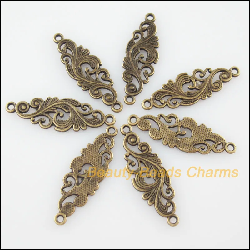 Новый 30 шт. состаренная бронза Цвет Облака цветок амулеты подвески разъемы