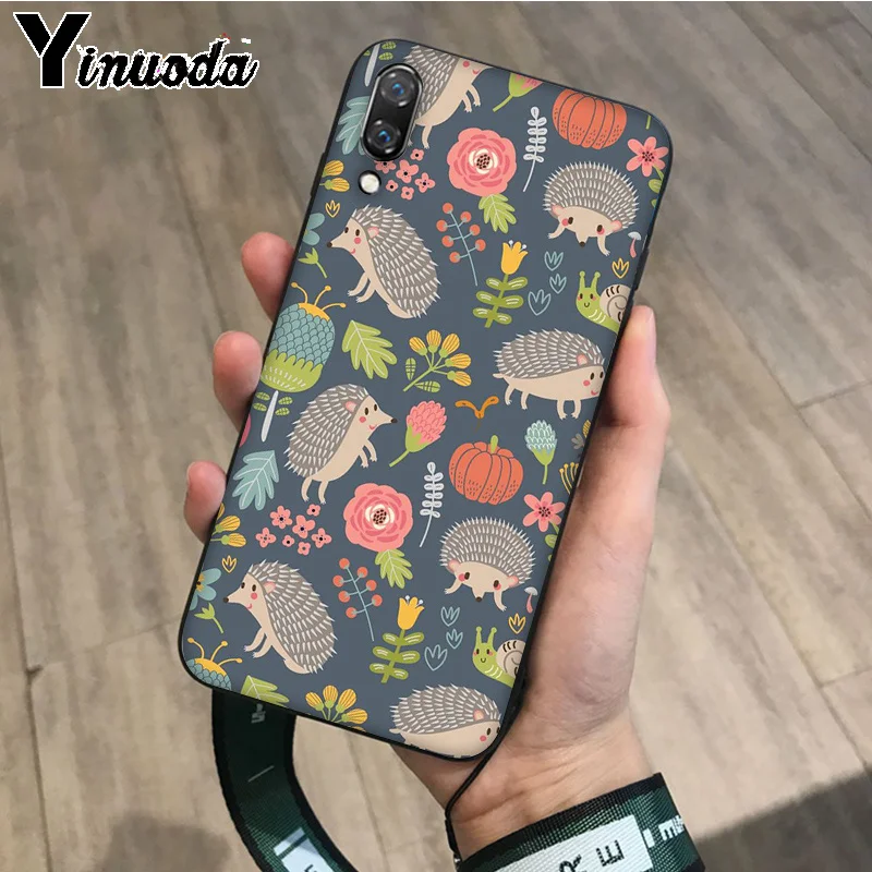 A9 Yinuoda животные Ежик ТПУ Мягкие аксессуары для телефонов чехол для телефона для huawei P10 plus 20 pro P20 lite mate9 10 lite honor 10 View 10 - Цвет: A9