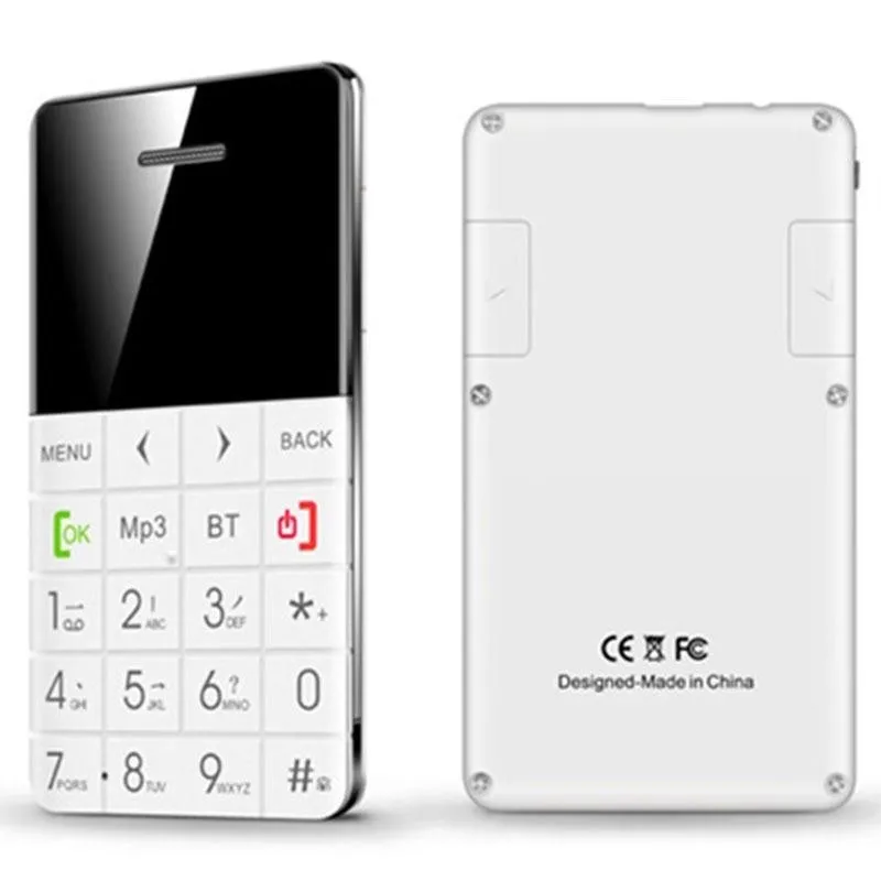 AEKU Qmart Q5 для мобильного телефона 2G GSM карты мобильный телефон 5 мм ультра тонкий