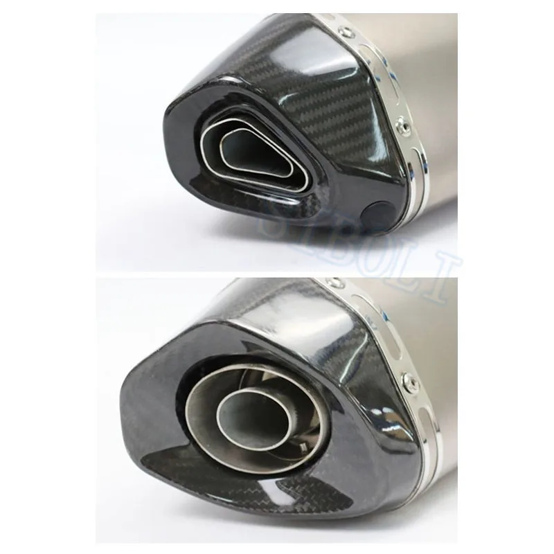 

51MM Universal Motorcycle Slip On For Brand Exhaust Pipe Muffler Escape Scooter Racing Pit Spring Bike ER6N CRF 230 AK137