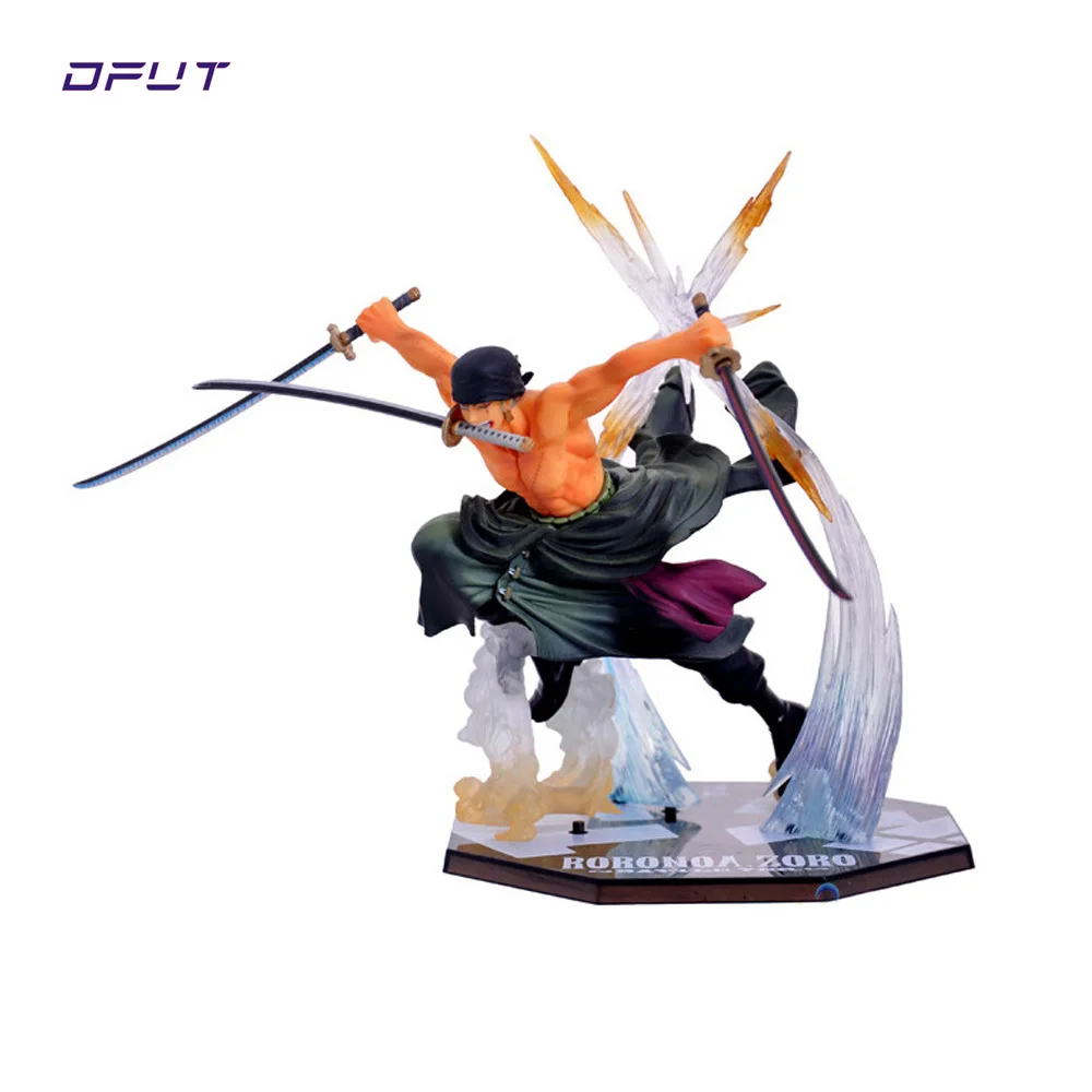 Anime ONE PIECE Collect Figurine Monkey D Luffy Zoro Sanji Battle Ver. pvc Model Figure Toys 21cm | Игрушки и хобби