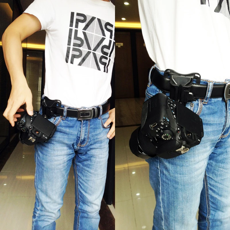 Быстросъемный ремешок вешалка для камеры кобуры поясной ремень с пряжкой Canon EOS 6D