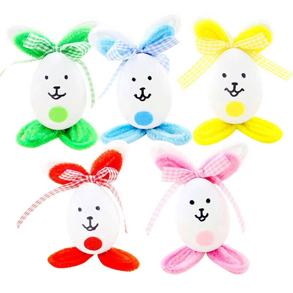 5 шт. Набор для изготовления пасхальных яиц ручная работа кролики милый DIY