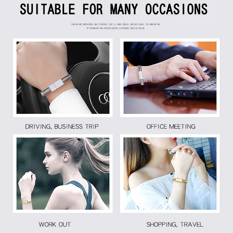 Новейший USB кабель внешний браслет зарядное устройство для телефона Android микро