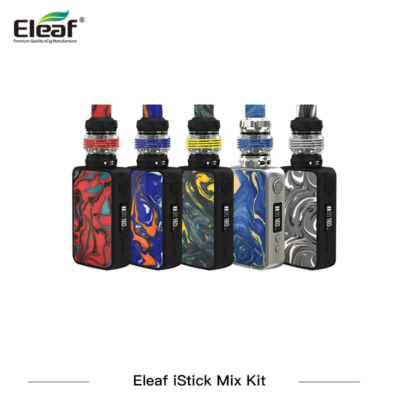 Предпродажа Eleaf iStick Mix Kit электронная сигарета Daul 18650 Батарейный блок мод комплект
