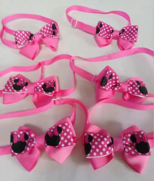 30 шт./лот Большая распродажа модные галстуки-бабочки для девочек собак щенков