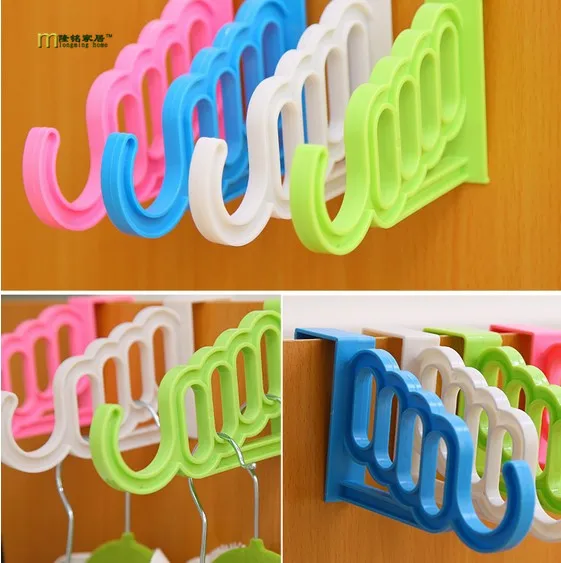 1 шт. креативная дверь карамельного цвета многофункциональная 5 крючков для