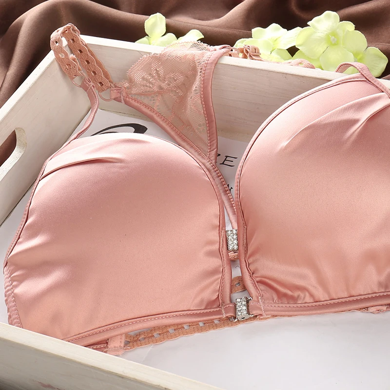 Бесшовные ремень bralette набор хлопковой подкладкой комплект нижнего белья Красота