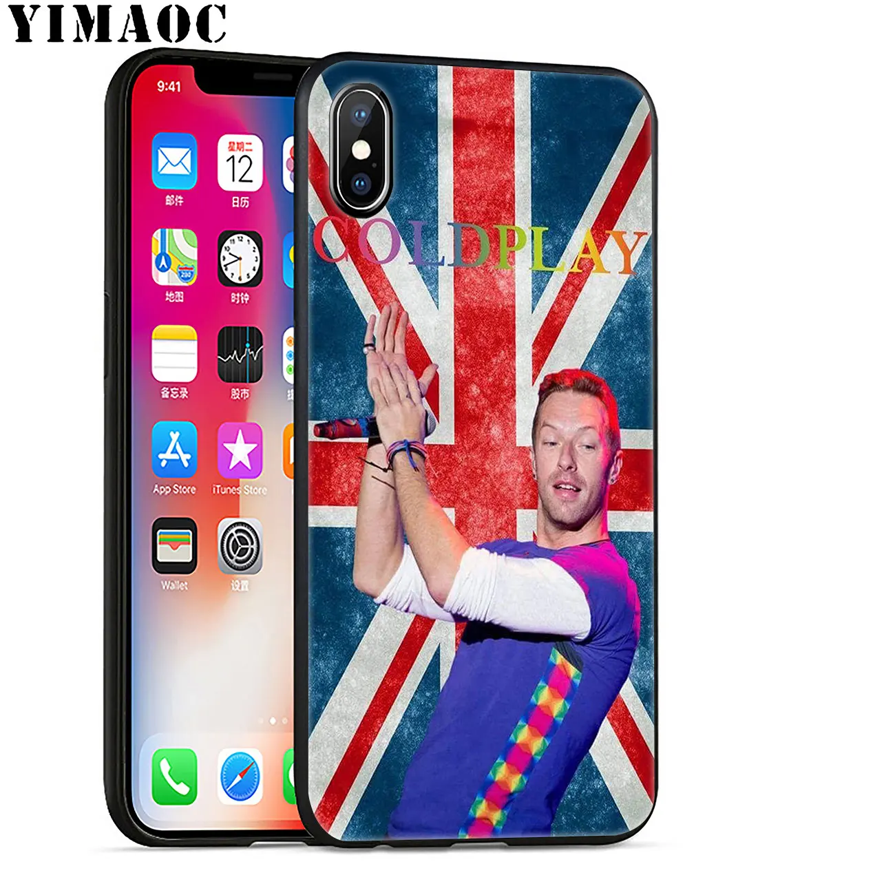 Чехол для телефона YIMAOC Coldplay мягкий силиконовый чехол iPhone 11 Pro XS Max XR X 6 6S 7 8 Plus 5 5S SE 10