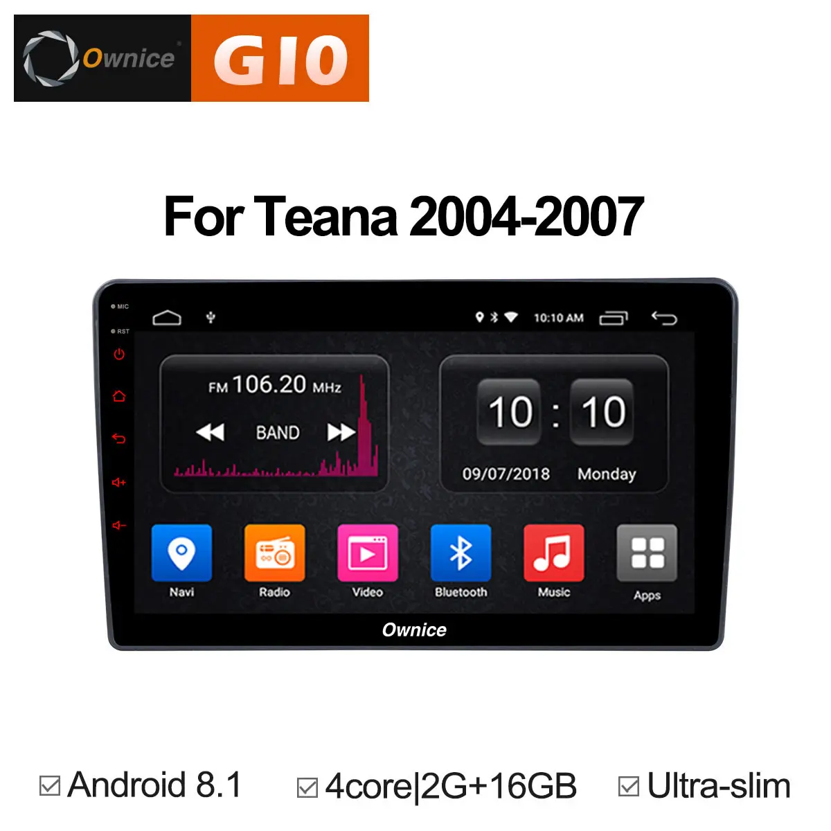 Ownice C500 + G10 android 8 1 Автомобильный Dvd плеер для NISSAN Teana 2004 2007 gps навигации стерео Bluetooth