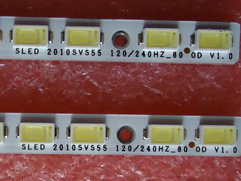 

1 Piece 80LED 618MM LED SLED 2010SVS55 for screen LTF550HJ03 LTF550HQ02 UA55C6200UF LJ64-02386A LJ64-02391A
