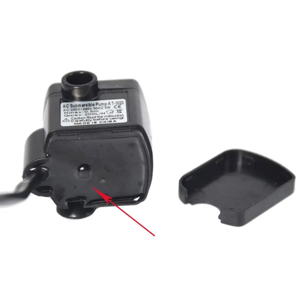 Аквариумный погружной водяной насос всасывающий для аквариума Круглый с