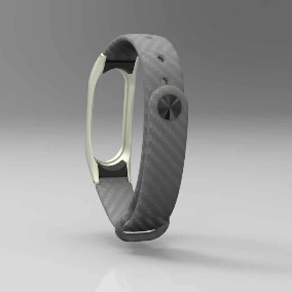 Valdus mi Band 2 ремешок из углеродного волокна Сменные наручные аксессуары металлический браслет для Xiao mi band 2 умный Браслет Ремни