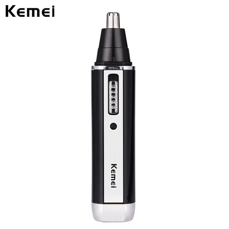 Kemei KM-6630 перезаряжаемый триммер для носа и ушной триммер 4 в 1 Электрический триммер для носа и ушей триммер для бороды и бровей электрический триммер для волос