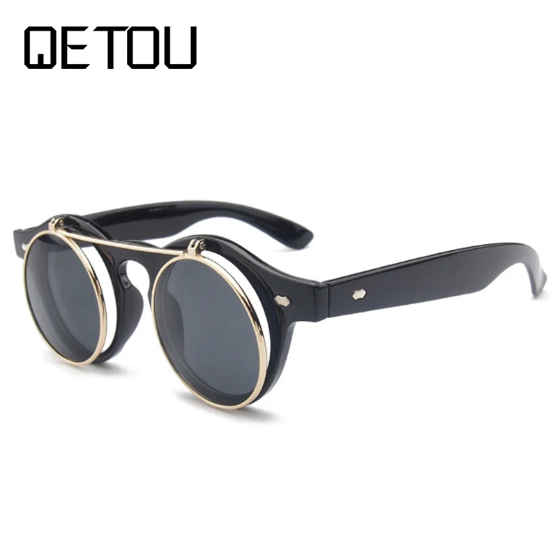 Женские и мужские очки в стиле стимпанк QETOU 2018|sunglasses women men|eyewear fashionfashion eyewear |