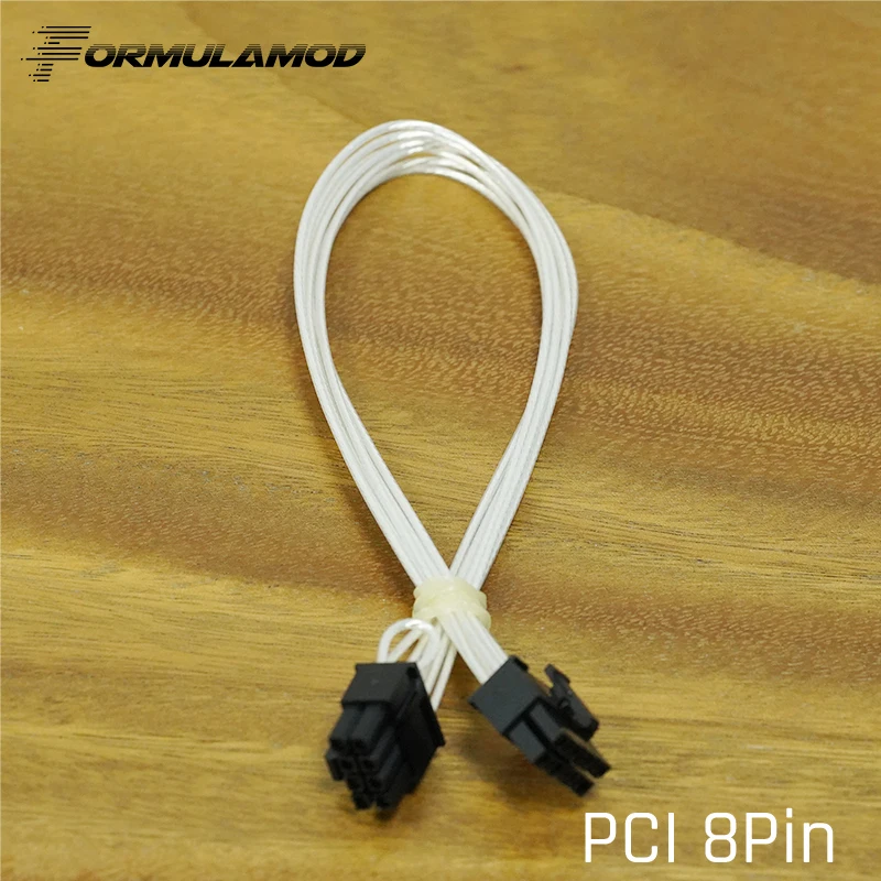 PCI 8Pin FormulaMod Fm-HDC-SL, полностью модульная PSU кабели, 18AWG посеребренные, для Corsair RM/SF/серии HX модульная PSU - Цвет лезвия: PCI 8Pin
