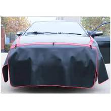 CHIZIYO 3PCS Black Car Fender Covers Protect Paintwork Magnetic Wing Cover Fender Bonnet Paint Auto Repair Tool