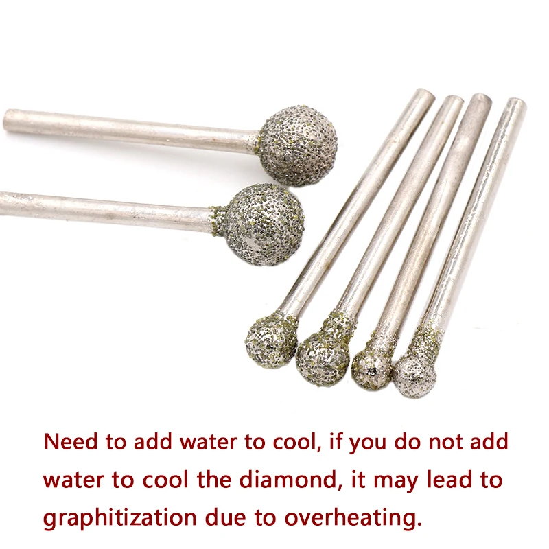 5 шт. абразивные инструменты алмазная шлифовальная головка покрытием