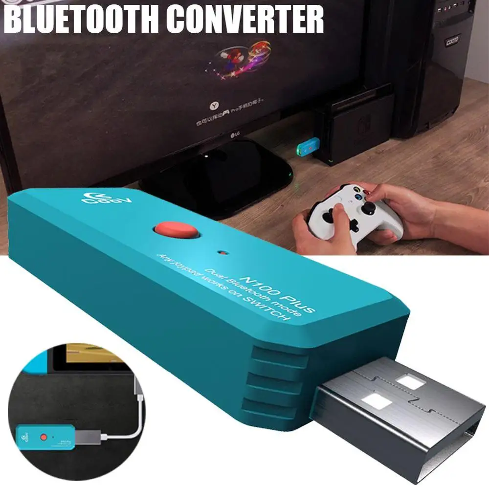 COOV N100 плюс USB Беспроводной Bluetooth игровой контроллер конвертер адаптер рукоятки