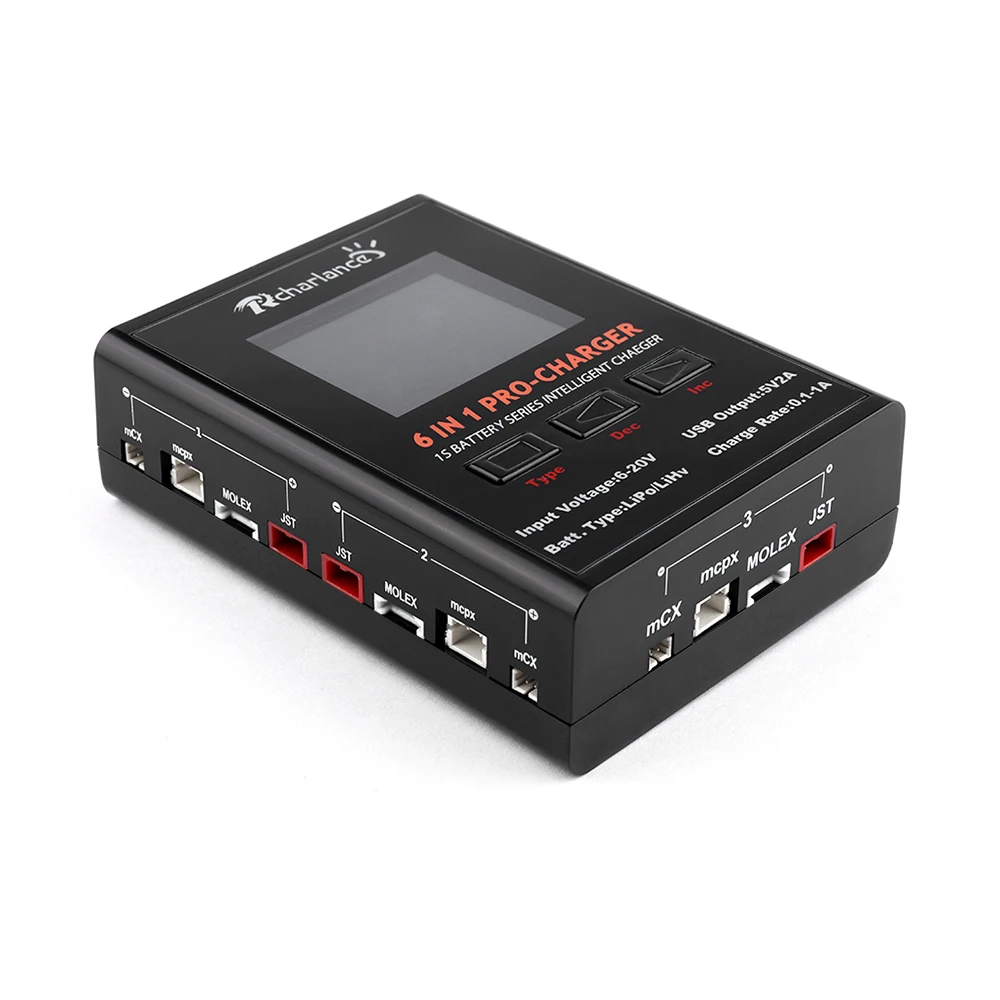 Зарядное устройство для аккумуляторов Ultra Power UP S6AC 6x4 35 W 1S AC/DC LiPO/LiHV с Micro MX mCPX JST