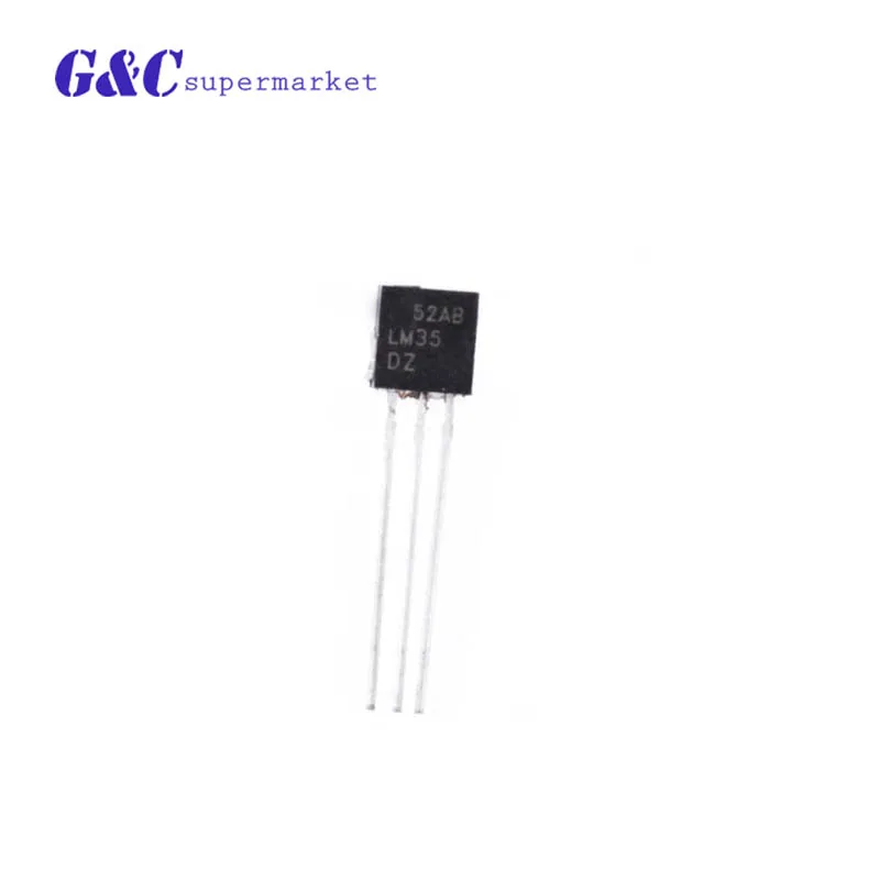 5 шт. LM35DZ TO 92 LM35 точный датчик температуры по Цельсию для IC низкого