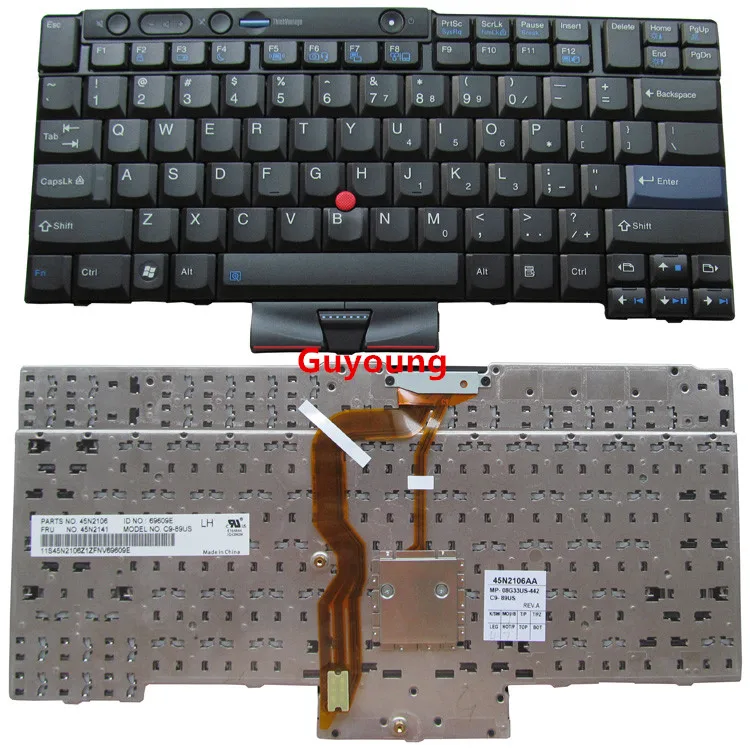 Английская клавиатура для ноутбука IBM Lenovo ThinkPad T410 T420 T510 T520 W510 W520 X220|Клавиатуры