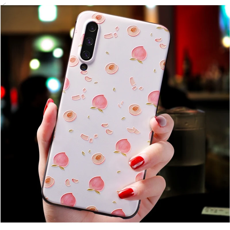 Kawaii Peach Girl чехол для телефона Xiaomi 8 8se 9 9se роскошный защитный чехол для телефона Xiaomi 8 Youth Прекрасный чехол для телефона