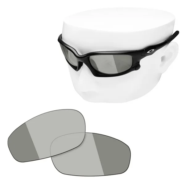 Grey Photochromic OOWLIT поляризованные Сменные линзы для-сплит-солнечные очки к куртке - Цвет линз: Grey Photochromic