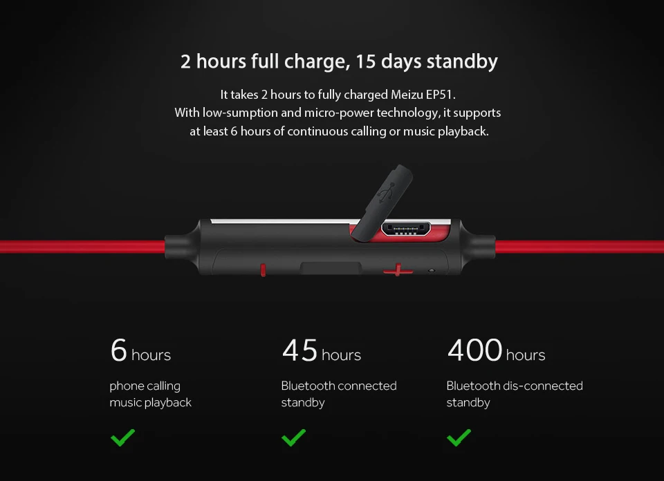 Быстрая Meizu EP51 беспроводные наушники Bluetooth наушники гарнитура поддержка Apt-X водонепроницаемые спортивные с микрофоном
