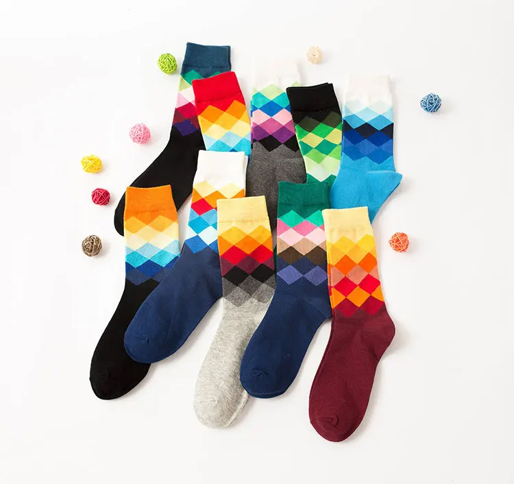 

CARANFIER Mens socks Cotton Casual socks Foreign Trade Socks socks ZH-168