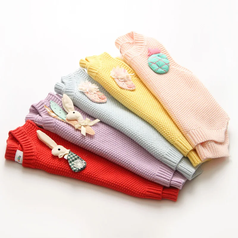 Baby girl sweater vest spring autumn cute coat kids children knitted | Детская одежда и обувь