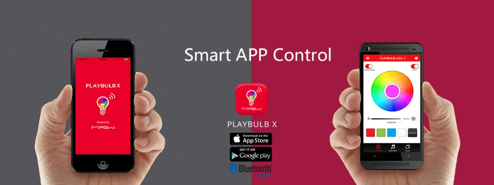 Пакет MIPOW из 3 PLAYBULB, приложение на смартфон для контроля светодиодной свечи смарт, свечи для ароматерапии, легкий цвет, не нагревается, много цветов