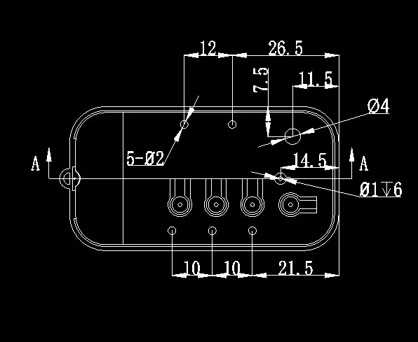 4 шт. 72*36*14 мм настраиваемая пластиковая ручная проектная коробка szomk горячая