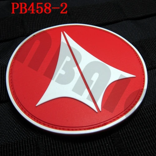 3D ПВХ патч Robotech Macross U. N. SPACY логотип резиновый патч