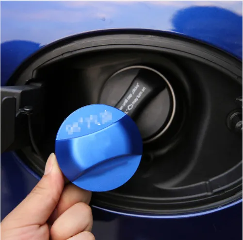 

Red/Blue High Quality Alumium Alloy Gasoline Tank Cap Cover Trim Sticker For Maserati Levante 2016 Accessories Car Styling