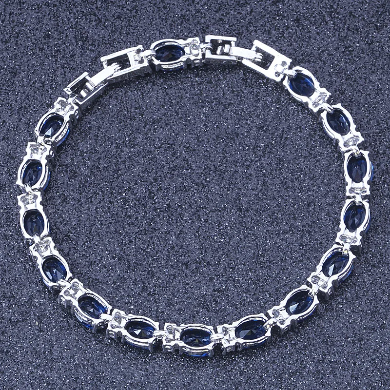 Браслеты женские с фианитами и кристаллами S129 | Украшения аксессуары