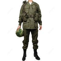 vietnam war u s tcu jacket and pants paratrooper uniform three generations of war reenactments and equipment
