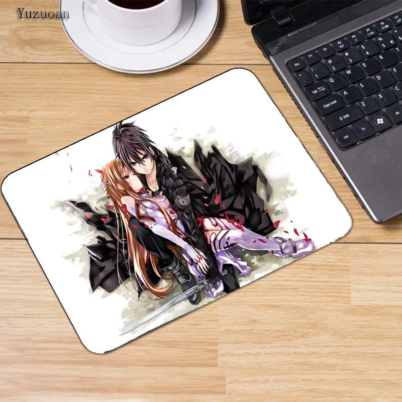 Yuzuoan sword art online sao компьютерная коврик для мыши коврики украшения рабочего стола