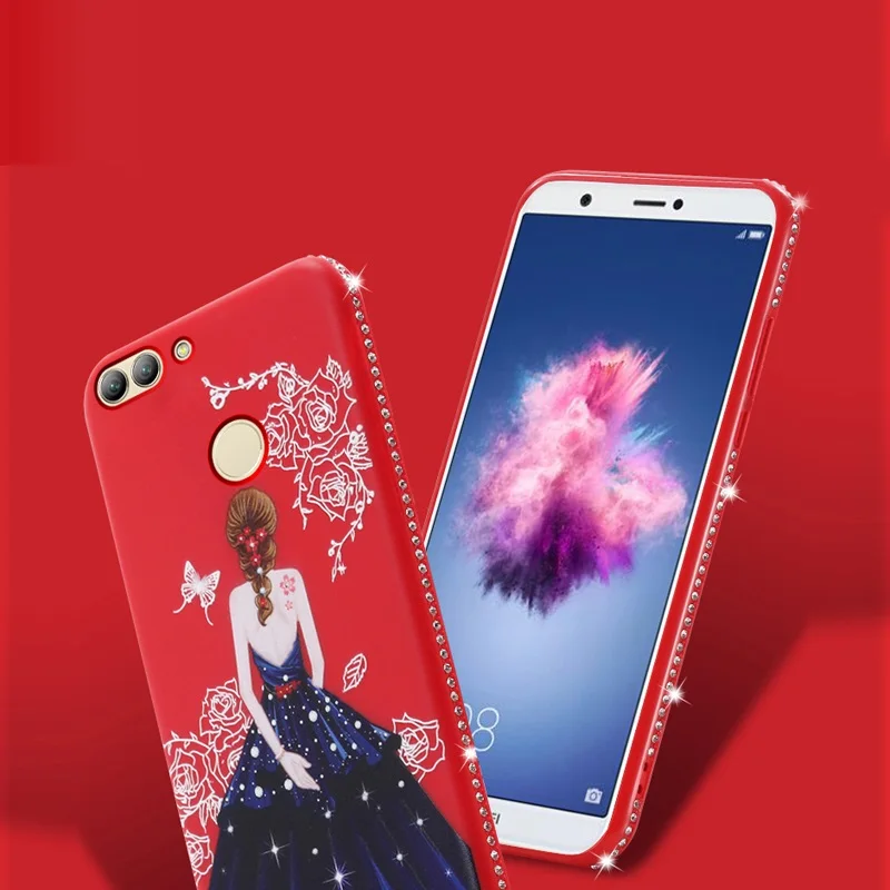 HeyJingles чехол для huawei Enjoy 7 S защитный мягкий протектор P смарт юбка девушка милый