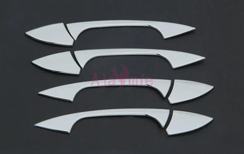 Door Handle Cover 2012- дверные ручки Крышка и ШАР Insert Trim Панель хром стайлинга автомобилей для Mercedes Benz GLE внедорожник аксессуары - Цвет: Door Handle Cover